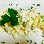 Tagliatelle s jemne smotanovo - lososovou omáčkou
