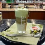 Pistachio latte